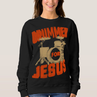 Sweatshirt Sweat-shirt pour femme batteur pour Jésus