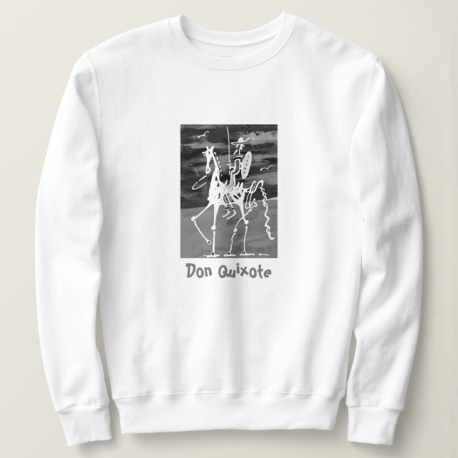 Sweatshirt Sweat-shirt pour femmes Don Quichotte (Design devant)