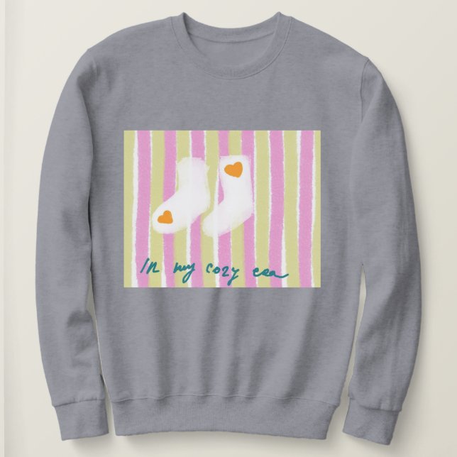 Sweatshirt Sweat-shirt pour les jours cocooning (Design devant)