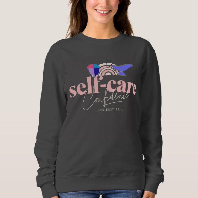 Sweatshirt Sweat-shirt 'Soin de soi', (Devant)