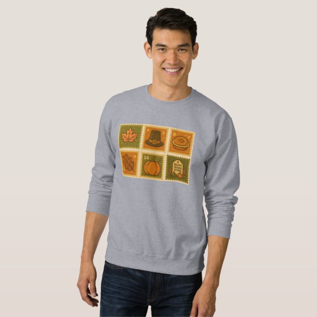 Sweatshirt Sweat-shirt Thanks giving  (Devant entier)