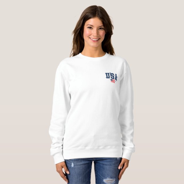 Sweatshirt Sweat-shirt USA Femme (Devant entier)