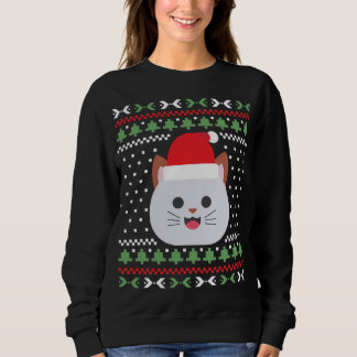 Sweatshirt Sweater de Cat Ugly Christmas
