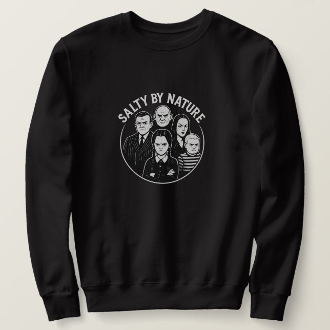 Sweatshirt Sweater "Saison Éffrayante" (Edition Addams) (Design devant)