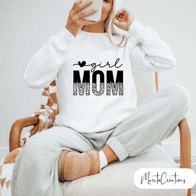 Sweatshirt sweater T-shirt girl mom to celebrate mother's day (Créateur téléchargé)