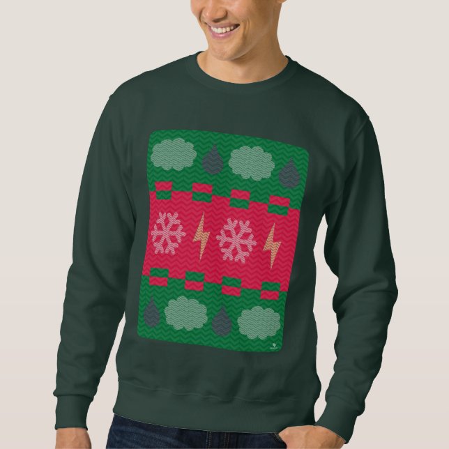 Sweatshirt  Sweater Weather Funny Holiday Design (Devant)