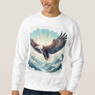 Sweatshirt "Sweatshirt Majestic de l'aigle chauve : Tourner a