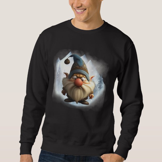 Sweatshirt Swedish Gnome Snow Winter Gnome s Gnome Christmas  (Devant)