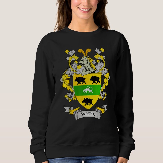 Sweatshirt Sweeney Armoiries Sweeney Nom De Famille Crest (Devant)