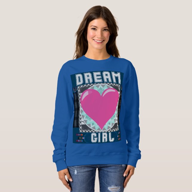 Sweatshirt Sweer fille rêve (Devant entier)