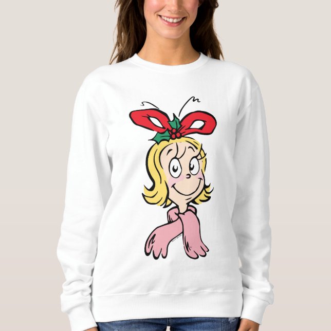 Sweatshirt Sweet Cindy Lou Who Portrait (Devant)