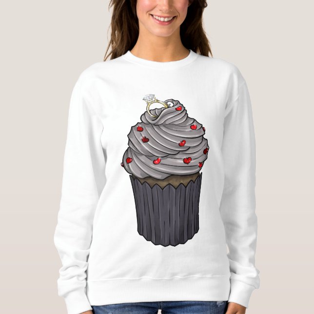 Sweatshirt Sweet Proposition Cupcake (Devant)
