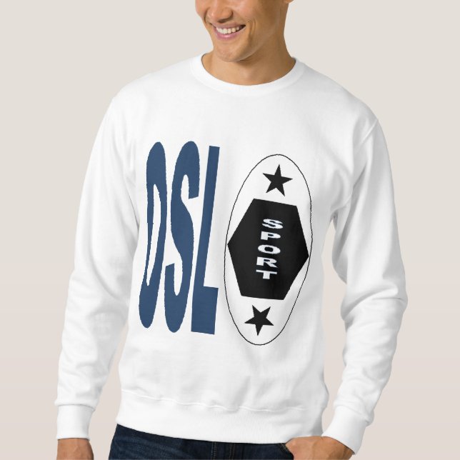 Sweatshirt Sweet shirt blanc  OSLO  SPORT (Devant)