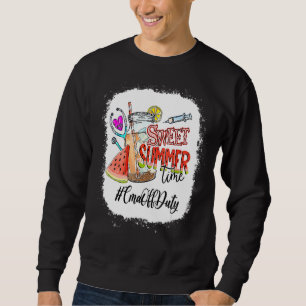 Sweatshirt Sweet Summer Watermelon Cma Life Infirmière Nursi