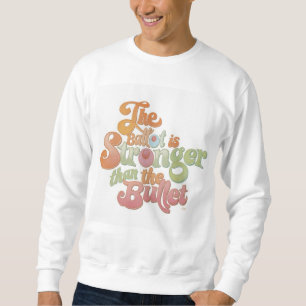 Sweatshirt Sweetshirt à manches longues Chemise électorale