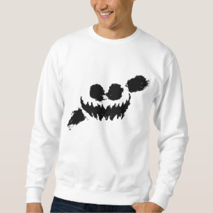 Sweatshirt Sweetshirt de partie de couteau blanc/noir