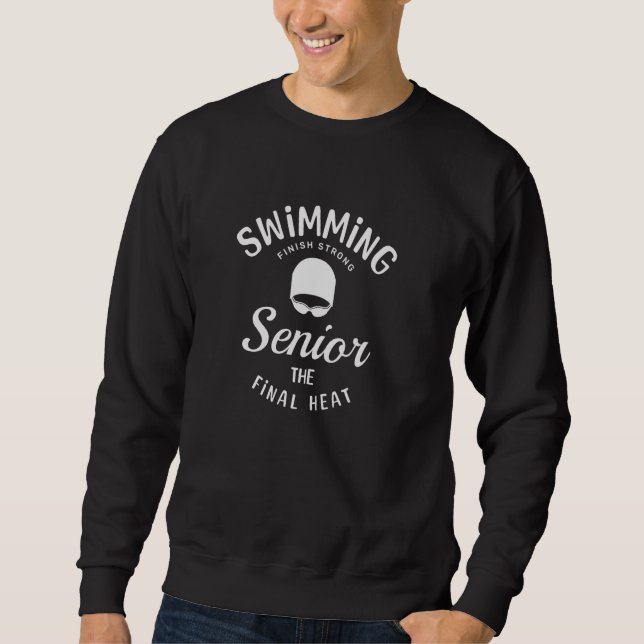 Sweatshirt Swimming Senior The Final Heat (Devant)