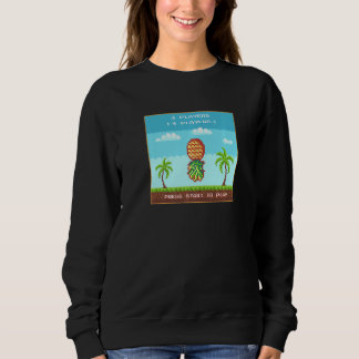 Sweatshirt Swingers Lifestyle Party Upside Down Pineapple Gam