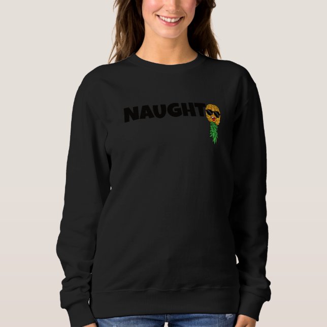 Sweatshirt Swinging Naughty and Nice Matching Swinger Couple  (Devant)