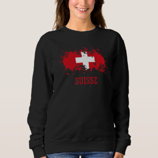 Sweatshirt Swiss enthusiasts for Schweiz or Suisse or and Swi