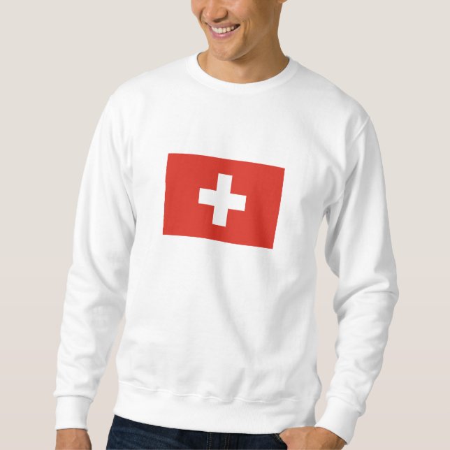 Sweatshirt Switzerland Flag (Devant)