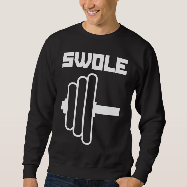Sweatshirt Swole Mates Cute Workout Couples Valentines Day Gy (Devant)