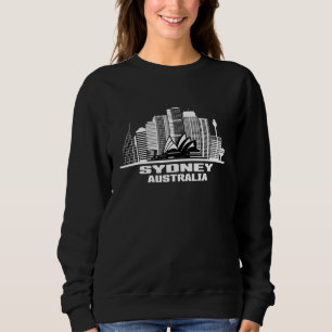 Sweatshirt Sydney Australie Skyline Australiens Australian Ci
