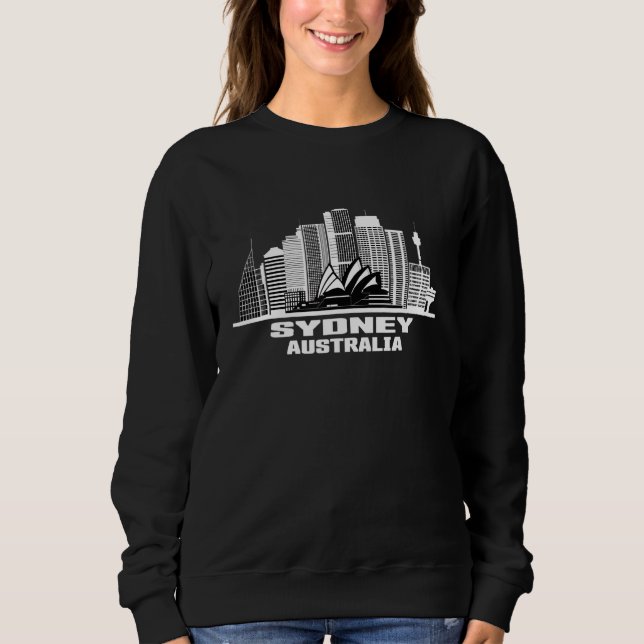Sweatshirt Sydney Australie Skyline Australiens Australian Ci (Devant)
