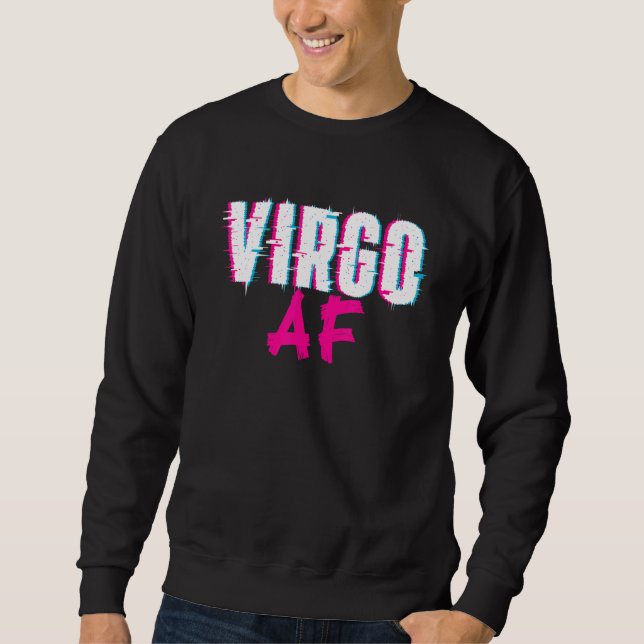 Sweatshirt Symbole astrologique de Virgo Af Zodiac (Devant)