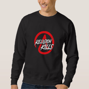 Sweatshirt Symbole athée de religion athée athéisme apostoste