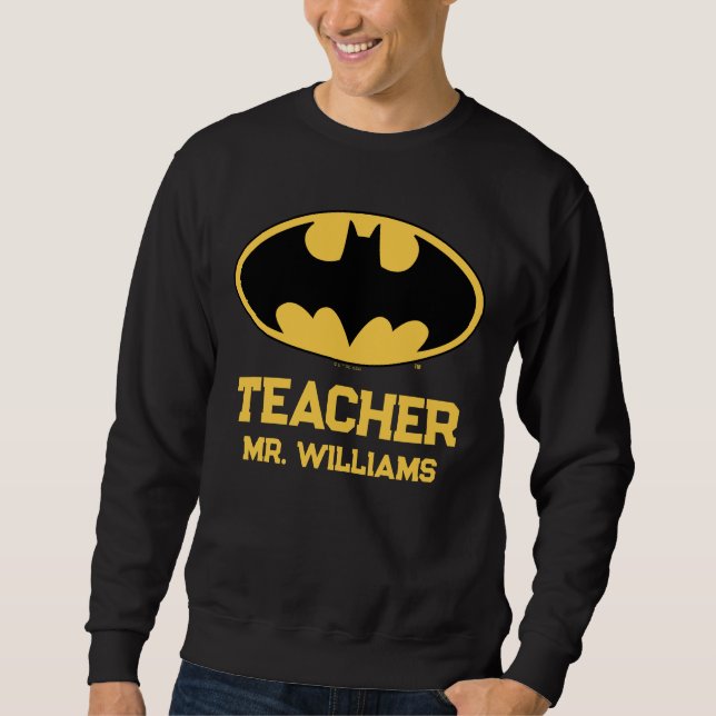 Sweatshirt Symbole Batman | Logo Ovale (Devant)