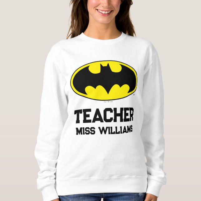 Sweatshirt Symbole Batman | Logo Ovale Bat (Devant)