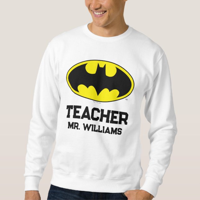 Sweatshirt Symbole Batman | Logo Ovale Bat (Devant)
