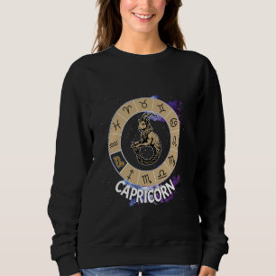 Sweatshirt Symbole Capricorne Horoscope Symbole Zodiaque Étoi
