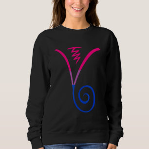 Sweatshirt Symbole chakra spirituel de Drapeau bisexuel Dumo