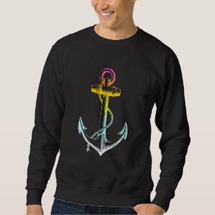 Sweatshirt Symbole d'Ancre Cool marin et océanique