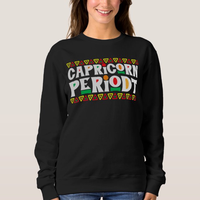 Sweatshirt Symbole d'astrologie de l'Horoscope de Capricorne  (Devant)
