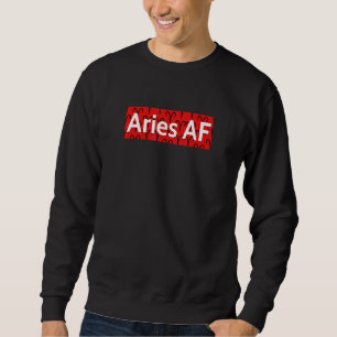 Sweatshirt SYMBOLE D'Astrologie Fun Aries Cool Motif Aries Af