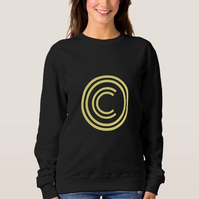 Sweatshirt Symbole de copyright (Devant)