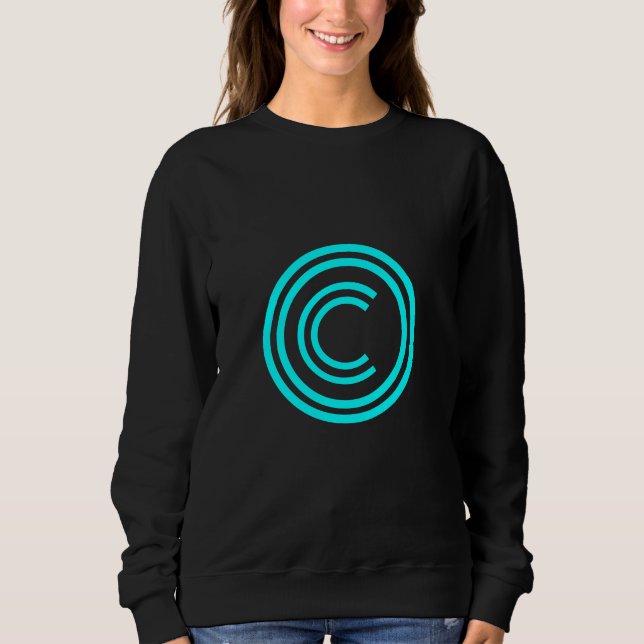 Sweatshirt Symbole de copyright (Devant)