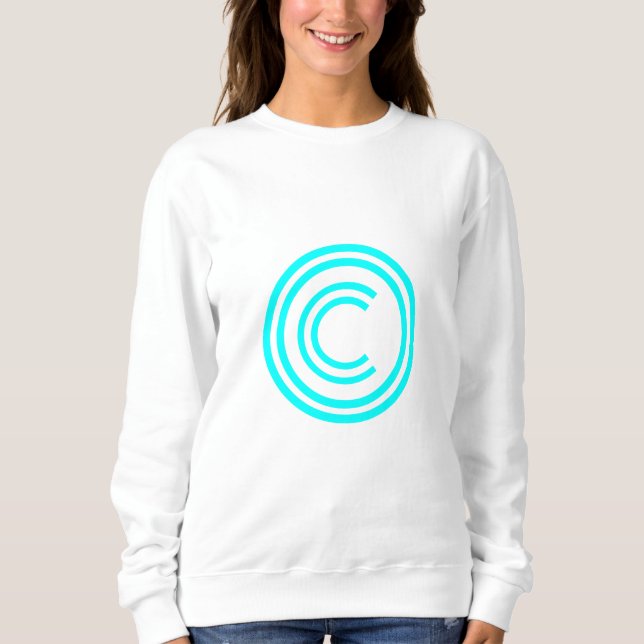Sweatshirt Symbole de copyright (Devant)