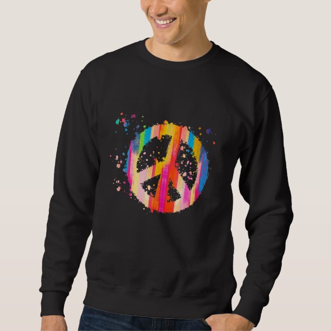 Sweatshirt SYMBOLE DE LA cravate-JOUR DE LA PAIX HIPINE BOHÉS (Devant)