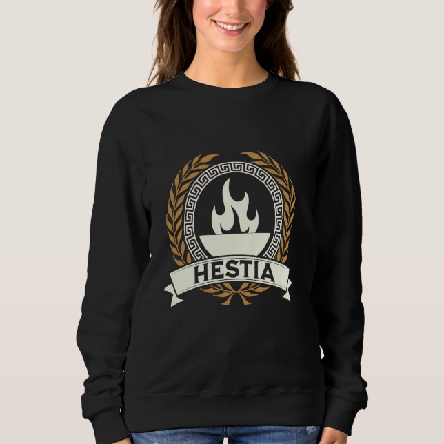 Sweatshirt Symbole de la déesse grecque antique Hestia (Devant)