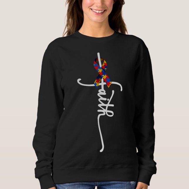 Sweatshirt Symbole de la foi chrétienne sensibilisation sur l (Devant)