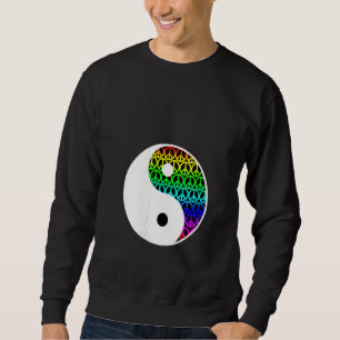 Sweatshirt Symbole de paix Yin et Yang Symbole de l'amour