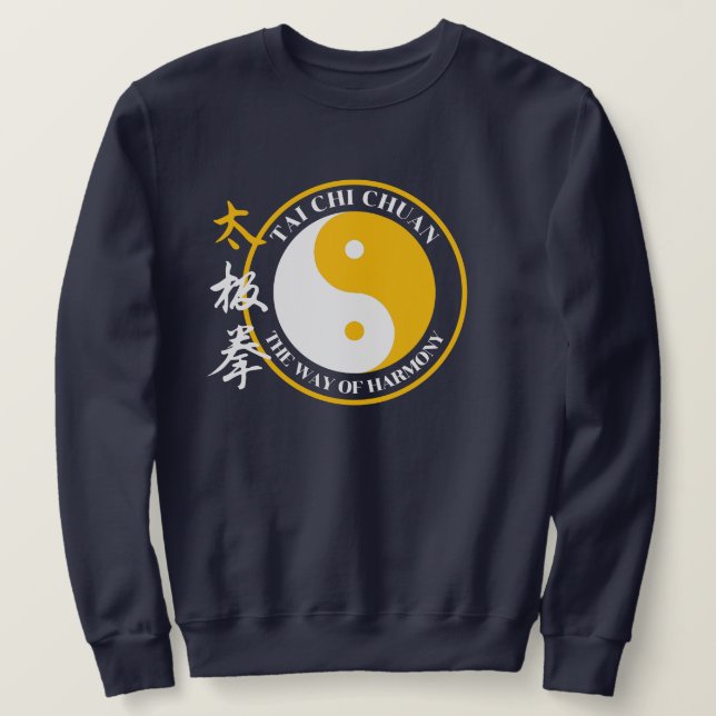 Sweatshirt Symbole du Tai Chi Chuan (Design devant)