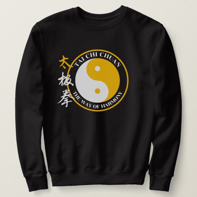 Sweatshirt Symbole du Tai Chi Chuan (Design devant)