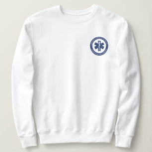 Sweatshirt Symbole EMT personnalisé Technicien Médicale d'urg