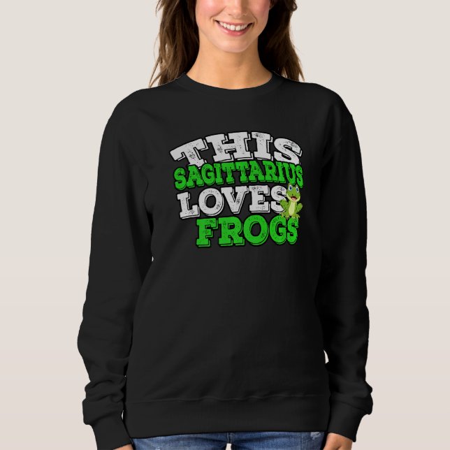Sweatshirt Symbole Horoscope Zodiaque Sagittaire Aime Les Gre (Devant)