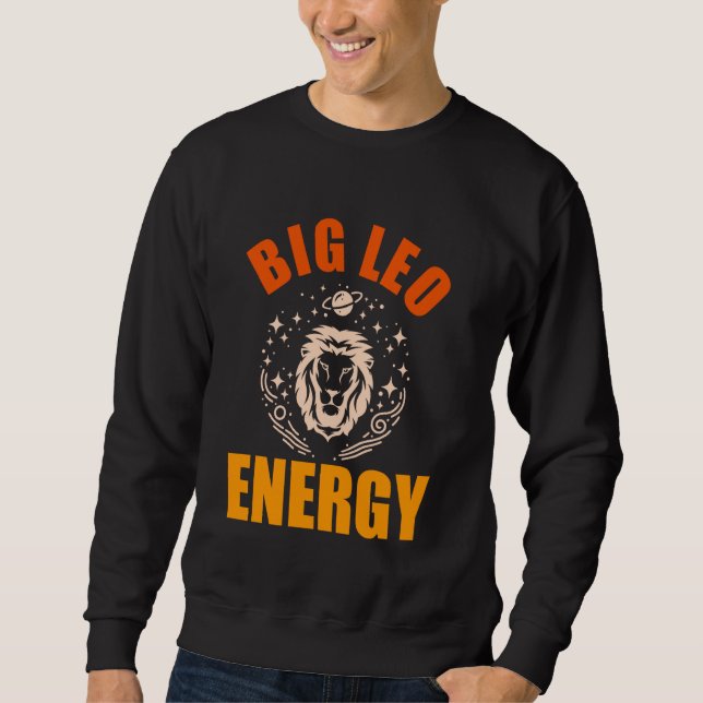 Sweatshirt Symbole Lion Leo Seas (Devant)